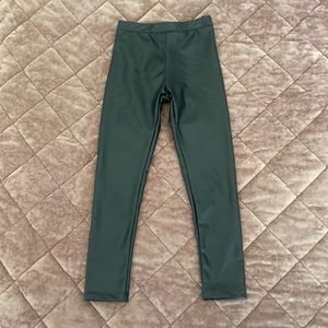 Zara kids faux leather leggings